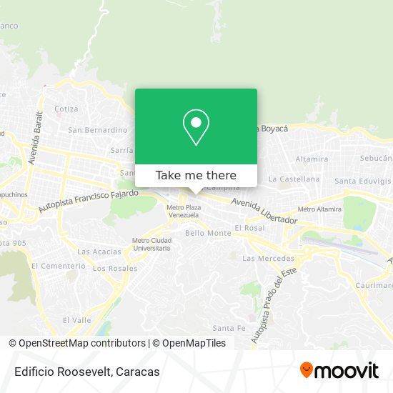 Edificio Roosevelt map
