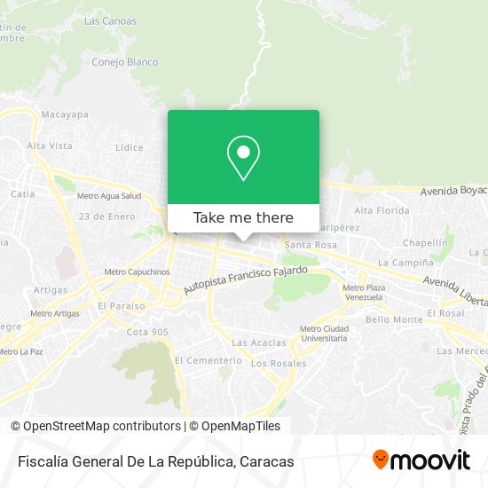 Mapa de Fiscalía General De La República