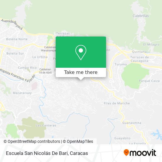 Escuela San Nicolás De Bari map