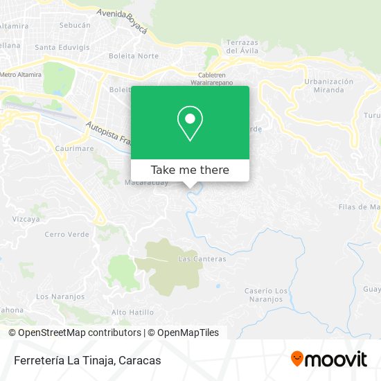 Ferretería La Tinaja map
