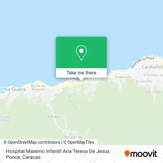 Mapa de Hospital Materno Infantil Ana Teresa De Jesús Ponce
