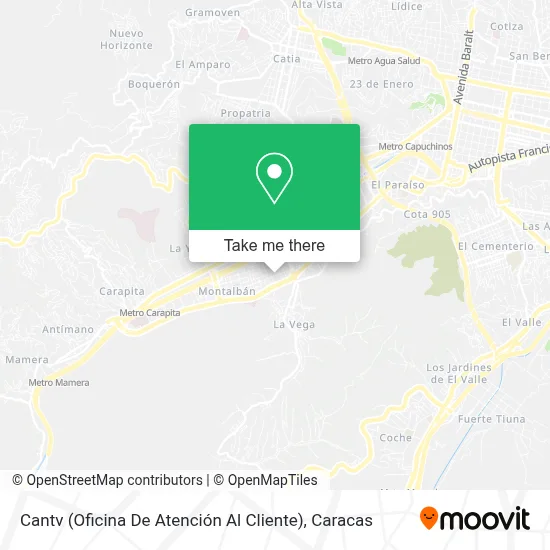 Cantv (Oficina De Atención Al Cliente) map