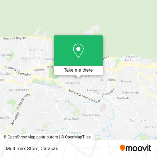 Multimax Store map