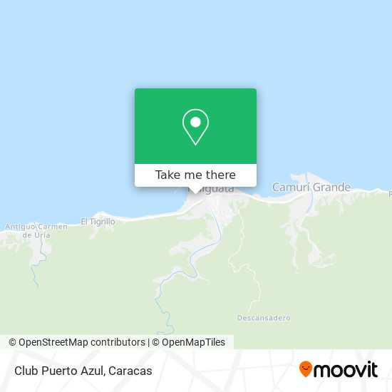 Club Puerto Azul map