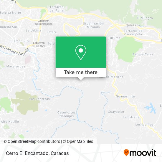 Mapa de Cerro El Encantado