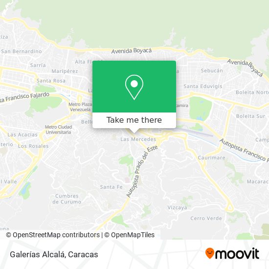 Galerías Alcalá map