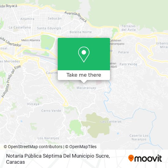 Notaría Pública Séptima Del Municipio Sucre map
