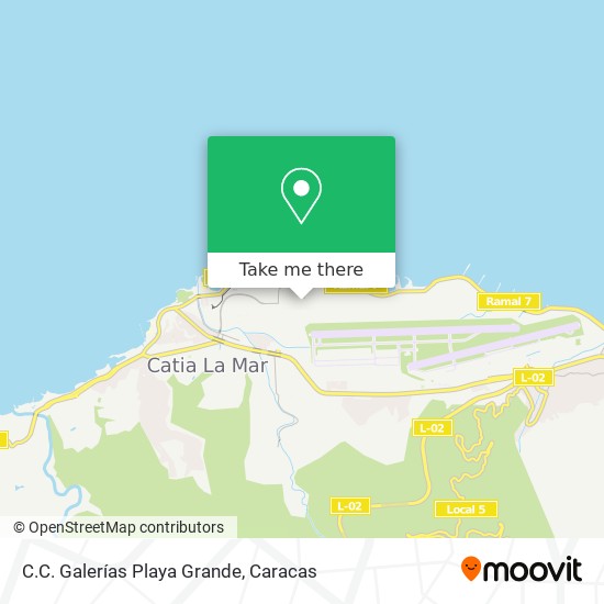 Mapa de C.C. Galerías Playa Grande