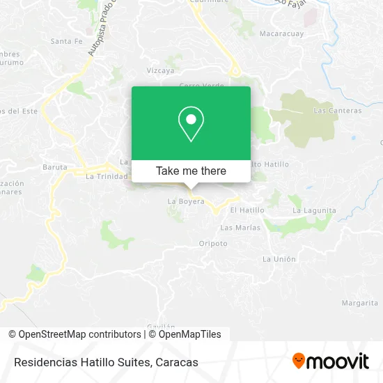 Mapa de Residencias Hatillo Suites