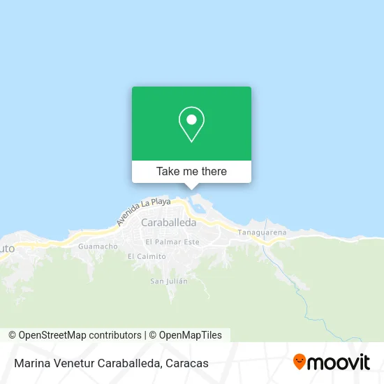 Marina Venetur Caraballeda map