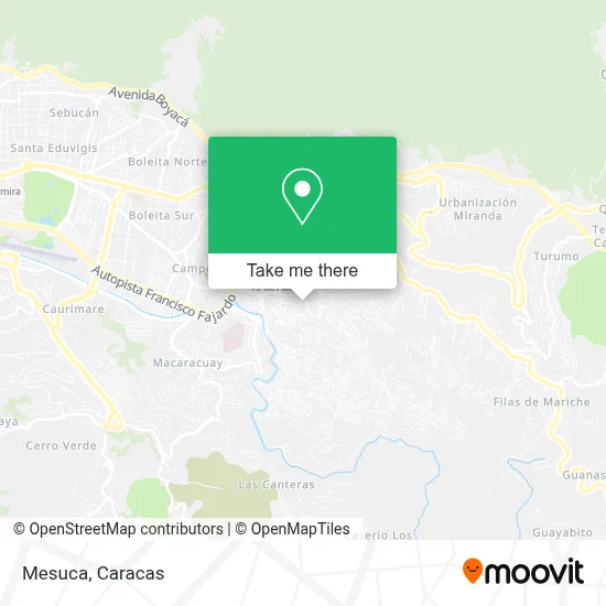 Mesuca map