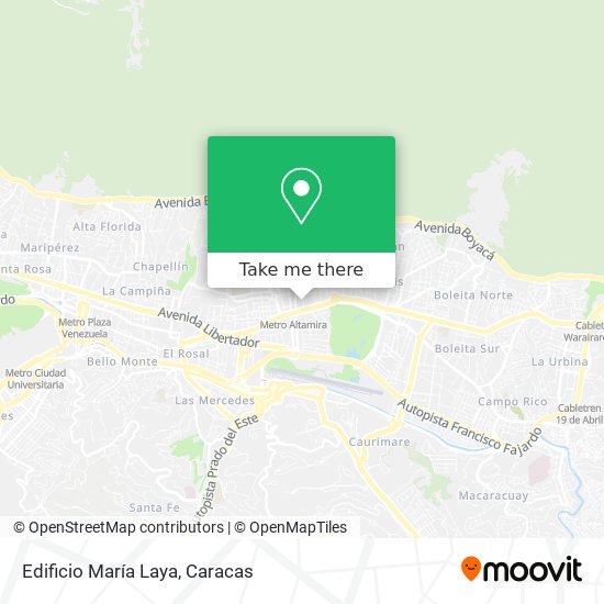 Mapa de Edificio María Laya