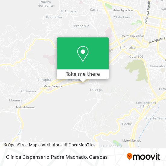 Clínica Dispensario Padre Machado map