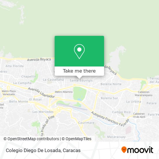 Colegio Diego De Losada map