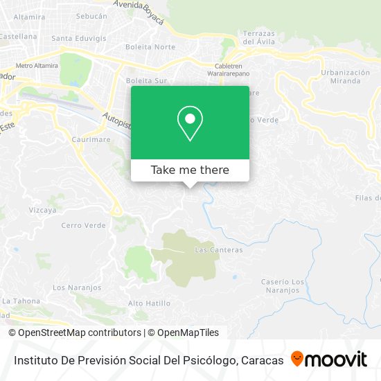 Instituto De Previsión Social Del Psicólogo map