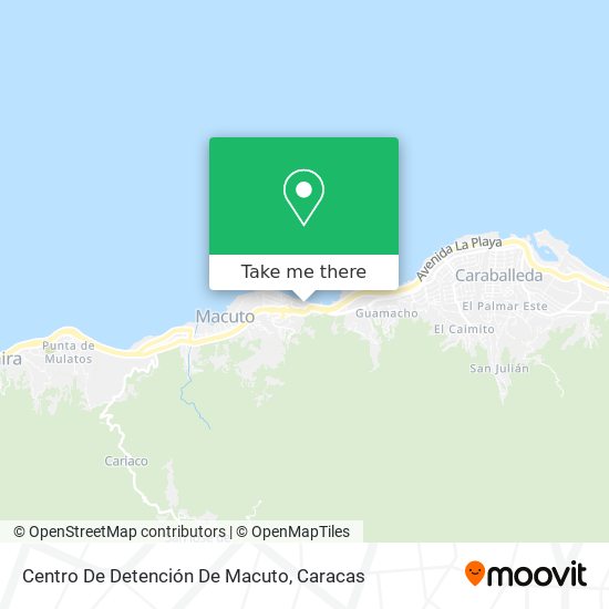 Centro De Detención De Macuto map