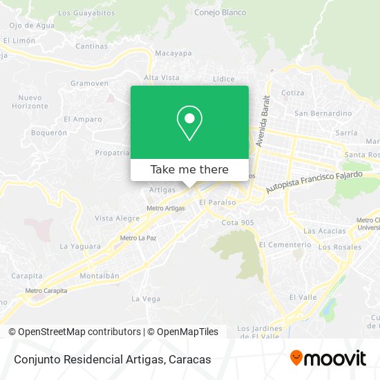 Conjunto Residencial Artigas map