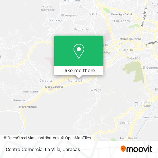 Centro Comercial La Villa map