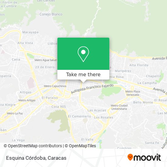 Mapa de Esquina Córdoba