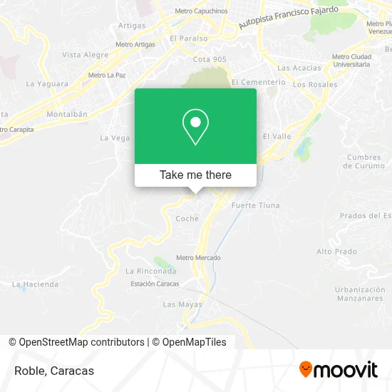 Roble map