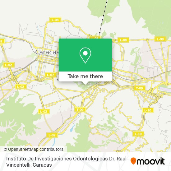 Instituto De Investigaciones Odontológicas Dr. Raúl Vincentelli map
