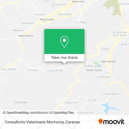 Consultorio Veterinario Morrocoy map
