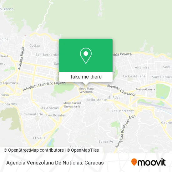 Agencia Venezolana De Noticias map