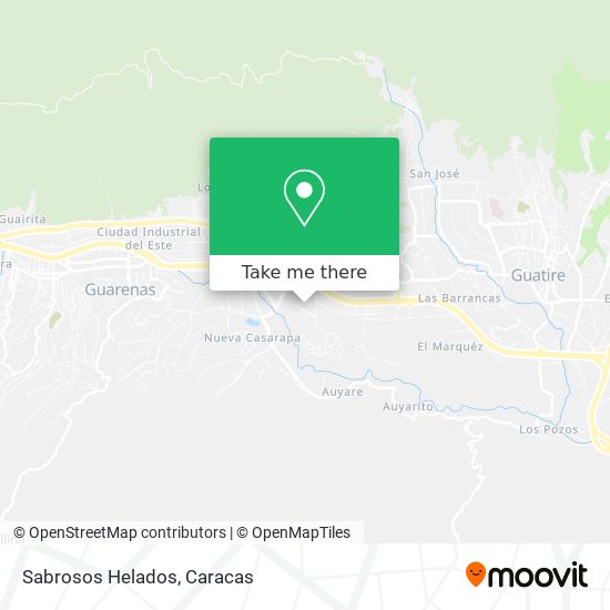 Sabrosos Helados map