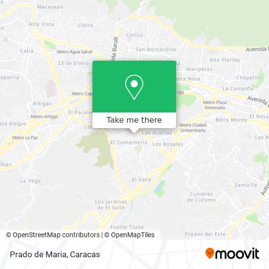 Prado de Maria map