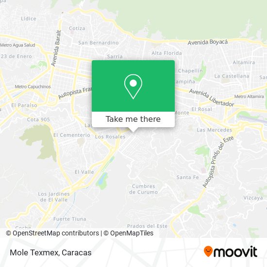 Mole Texmex map