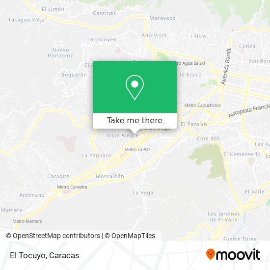 Mapa de El Tocuyo