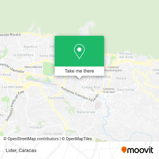 Lider map