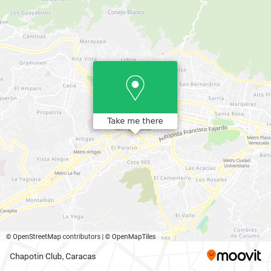 Mapa de Chapotin Club