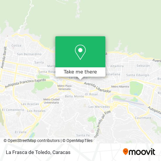 La Frasca de Toledo map