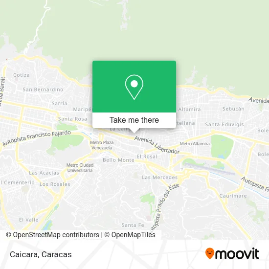 Caicara map