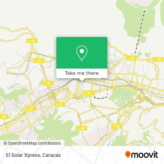 El Solar Xpress map