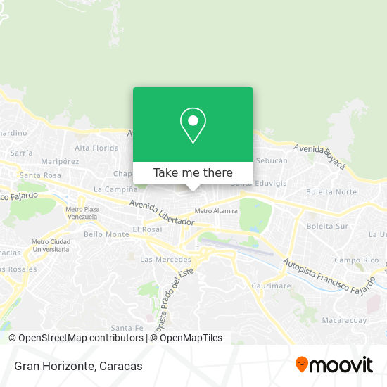 Gran Horizonte map