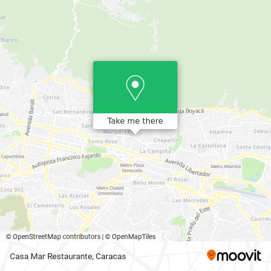 Casa Mar Restaurante map