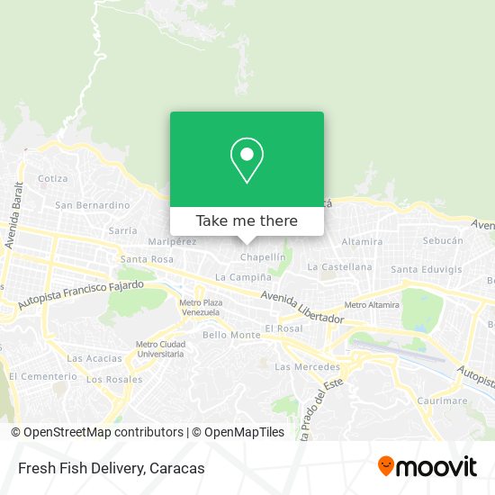 Fresh Fish Delivery map