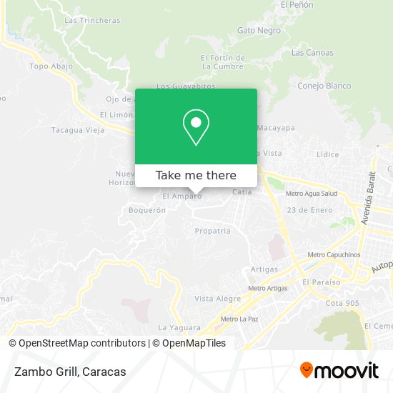 Mapa de Zambo Grill