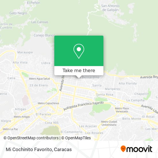 Mapa de Mi Cochinito Favorito