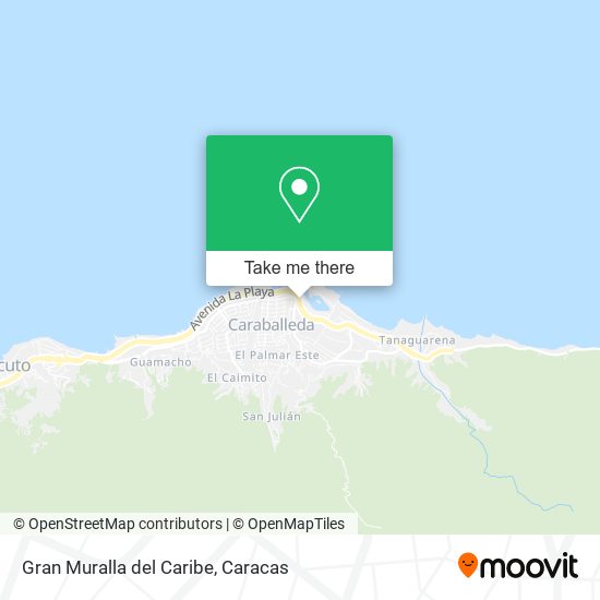 Gran Muralla del Caribe map