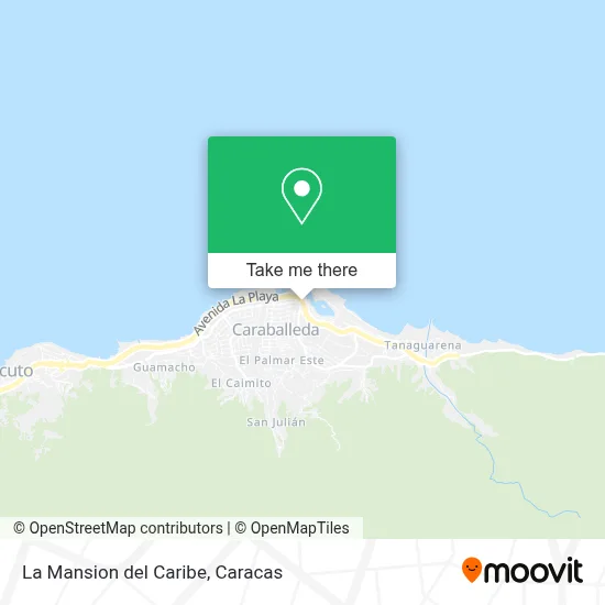 La Mansion del Caribe map