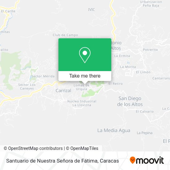 Santuario de Nuestra Señora de Fátima map