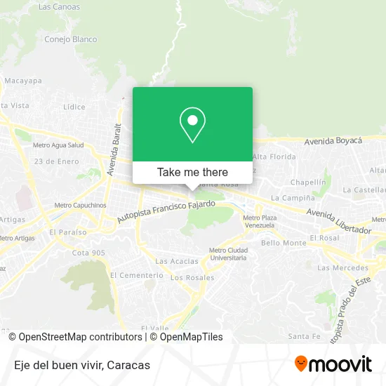 Eje del buen vivir map