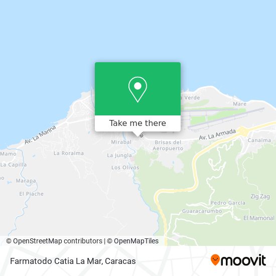 Farmatodo Catia La Mar map