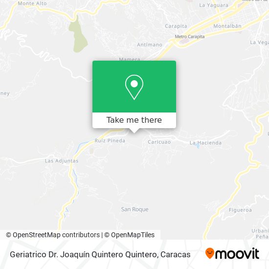Geriatrico Dr. Joaquín Quintero Quintero map