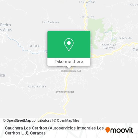 Cauchera Los Cerritos (Autoservicios Integrales Los Cerritos L J) map
