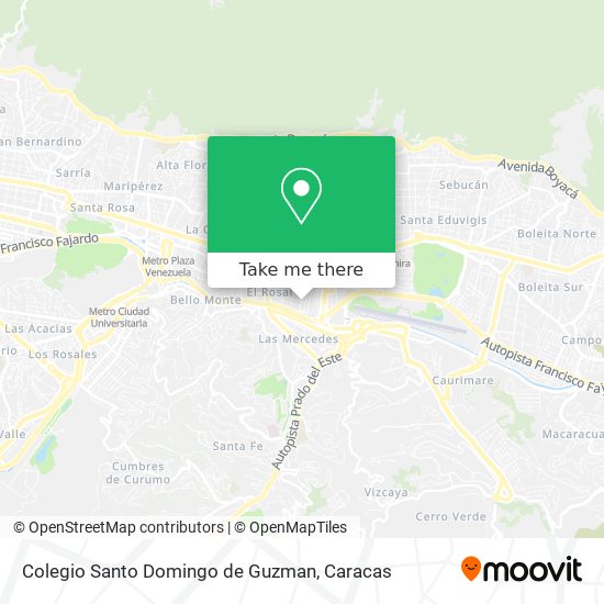 Colegio Santo Domingo de Guzman map