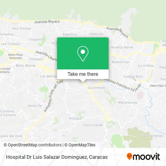 Hospital Dr Luis Salazar Dominguez map